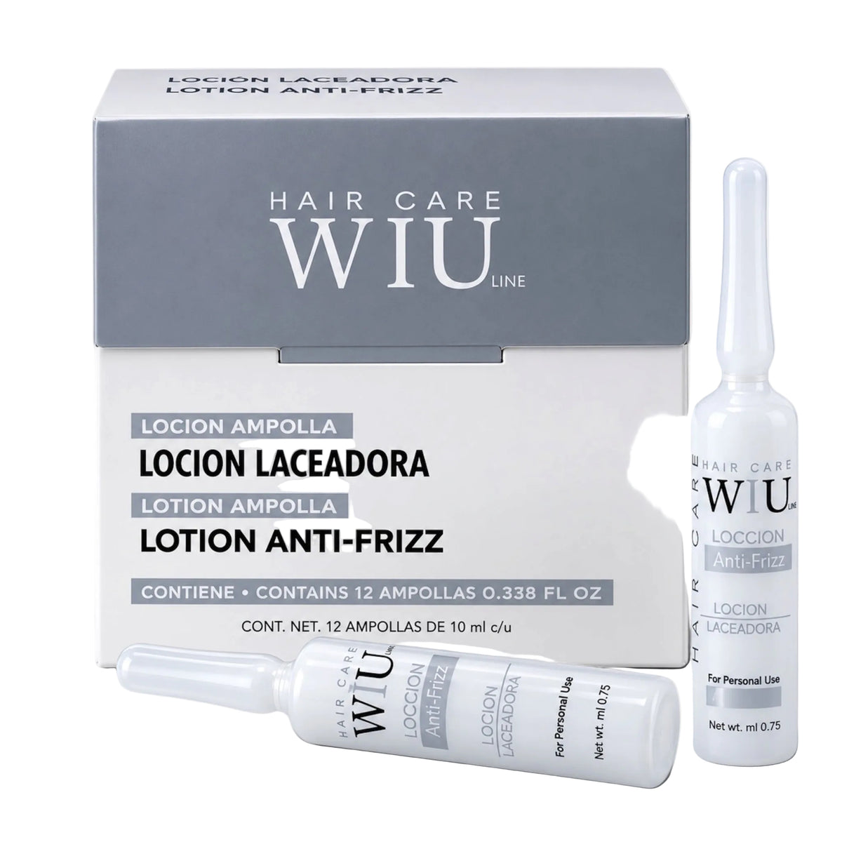 Anti-Frizz Hair Ampoule — Smoother Control for Frizz-Prone Hair with Silk Protein
