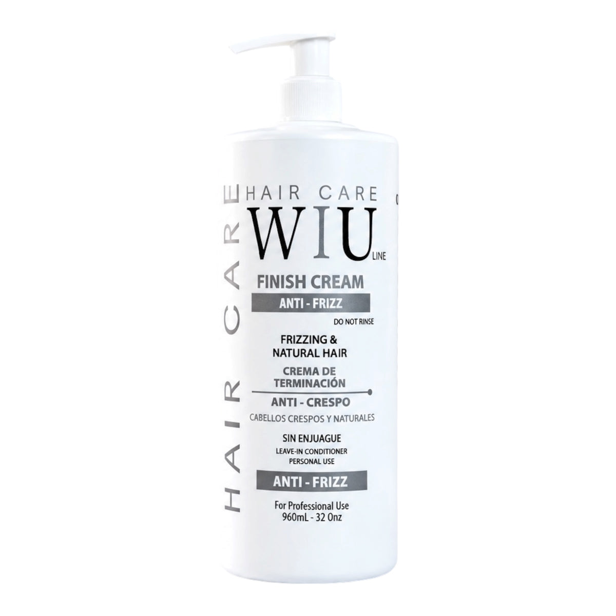 Anti-Frizz Finish Cream — Flexible Smoothness for Natural, Permed Hair with Silk Amino Acids