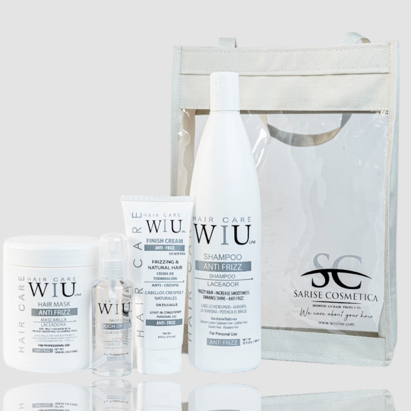 ANTI FRIZZ SET 4 PIECE - Sarise Cosmética 