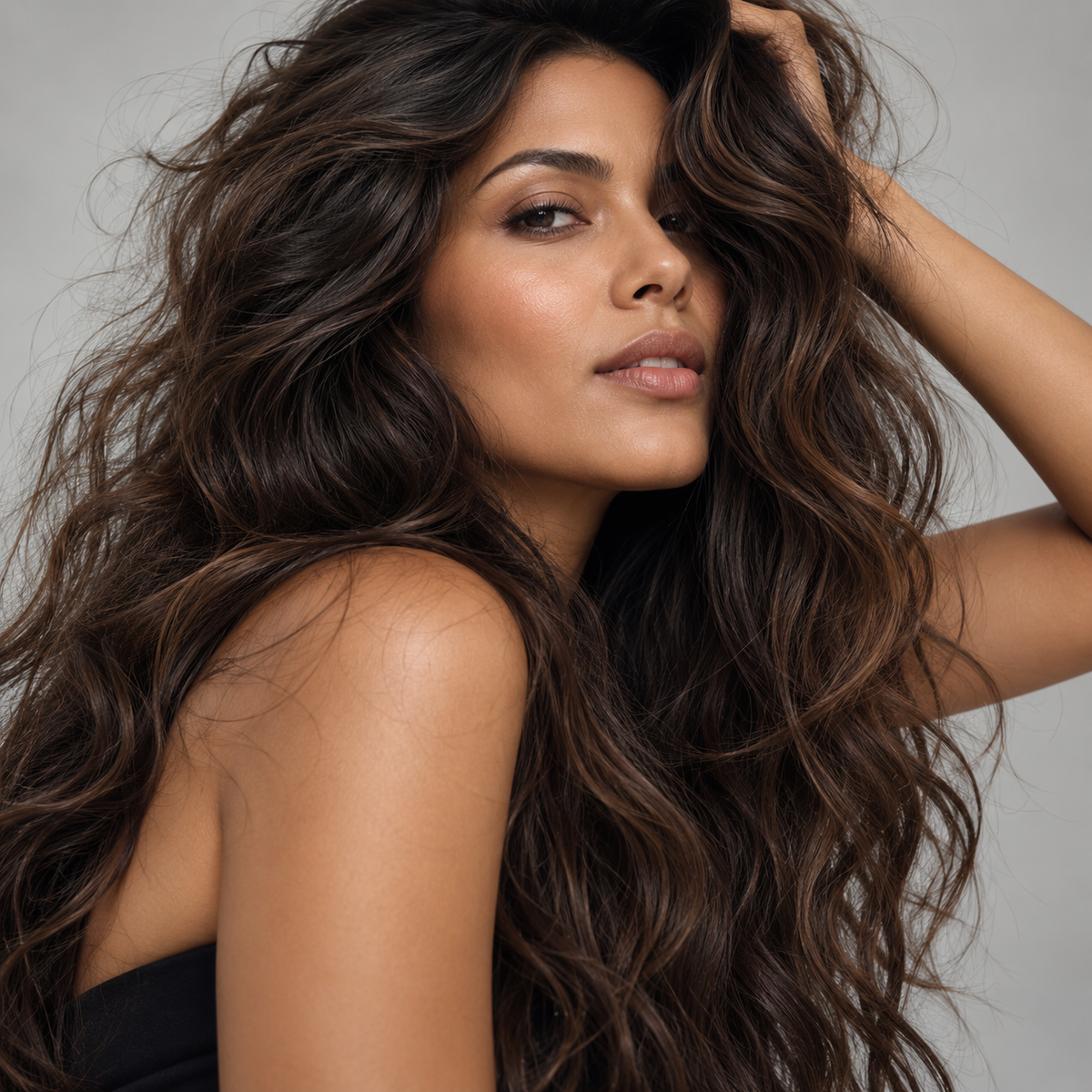 A stylist gently caring for the scalp and hair