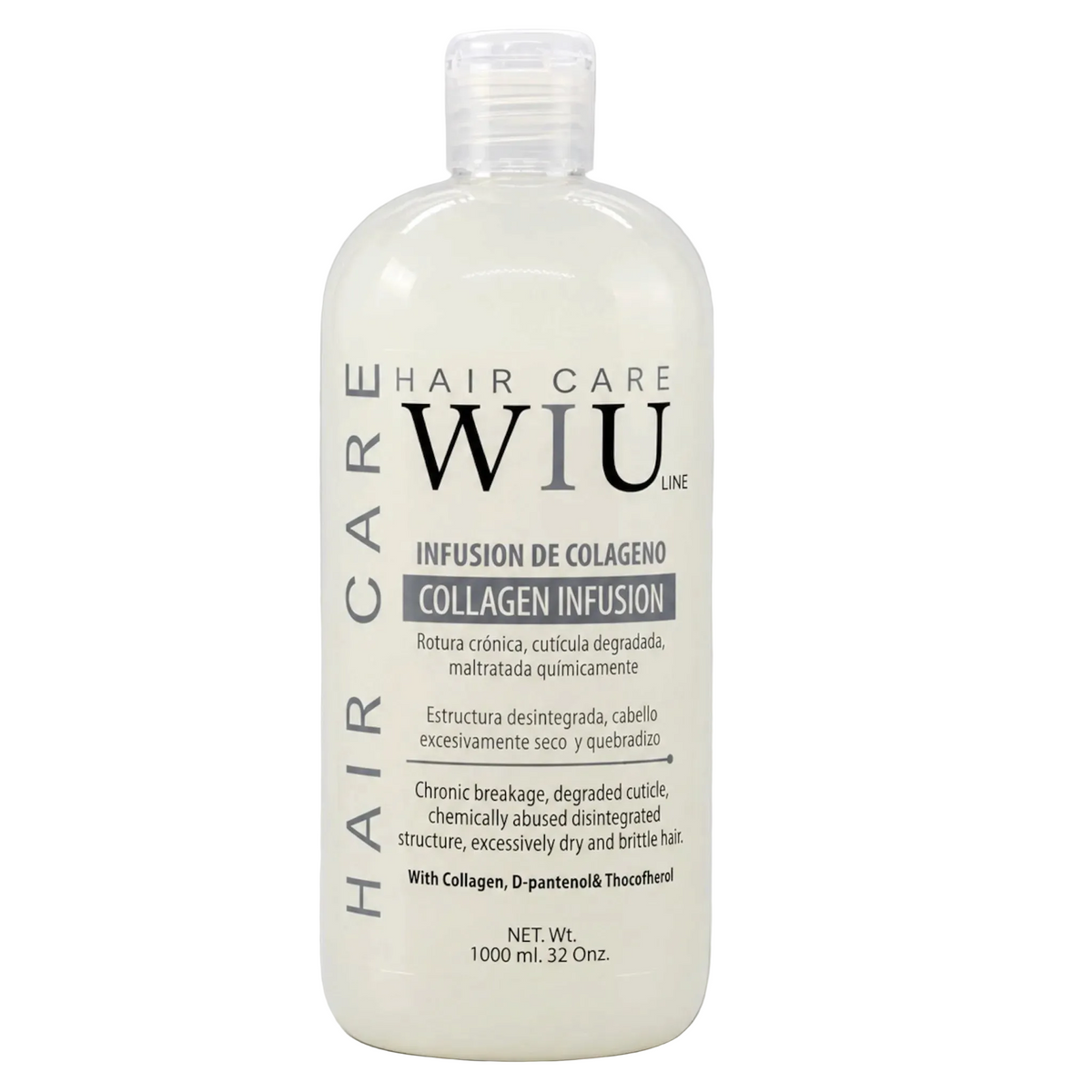 Sarise Cosmética Collagen Infusion deep treatment bottle for fine, fragile hair with panthenol and tocopherol.